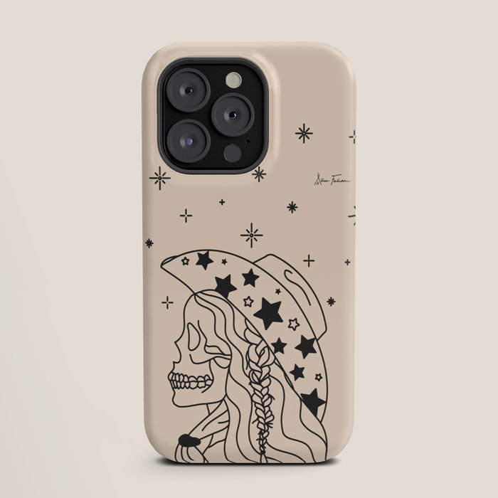 Love or Die Tryinâ - Rhinestone Cowgirl Black & Cream iPhone Case Gallery Image 19