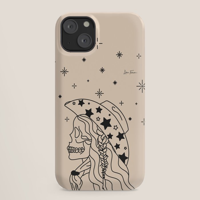 Love or Die Tryinâ - Rhinestone Cowgirl Black & Cream iPhone Case Gallery Image 18