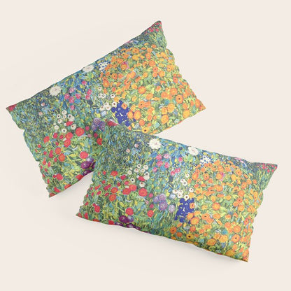 Gustav Klimt Flower Garden 2 Pillow Sham Gallery Image 4