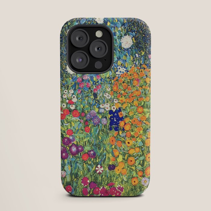 Gustav Klimt Flower Garden 2 iPhone Case Gallery Image 19
