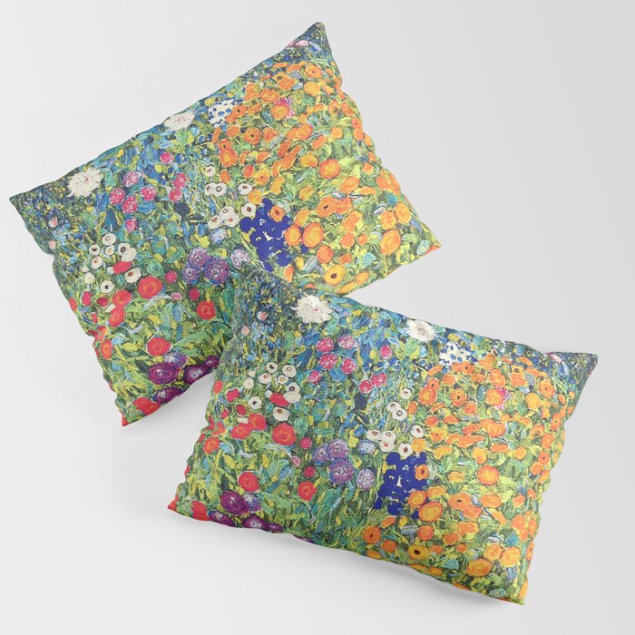 Gustav Klimt Flower Garden 2 Pillow Sham Gallery Image 3