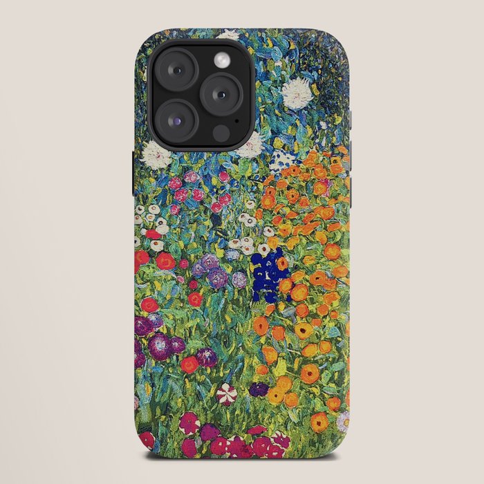 Gustav Klimt Flower Garden 2 iPhone Case Gallery Image 12