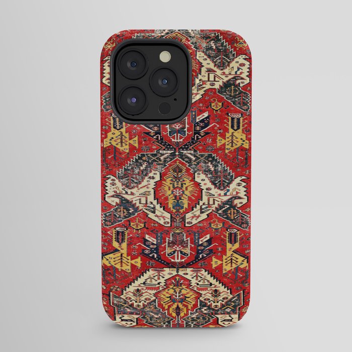 Dragon Sumakh Antique East Caucasus Kuba Rug Print iPhone Case Gallery Image 23
