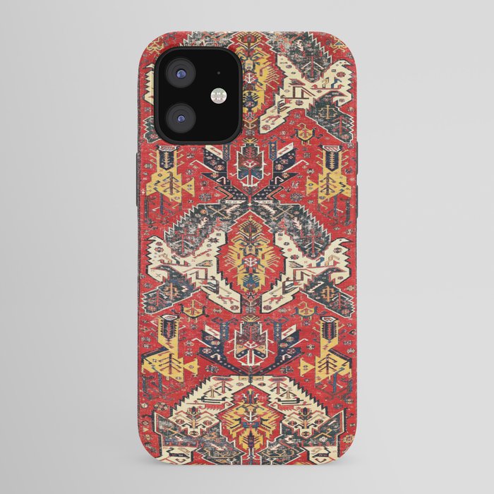 Dragon Sumakh Antique East Caucasus Kuba Rug Print iPhone Case Gallery Image 41