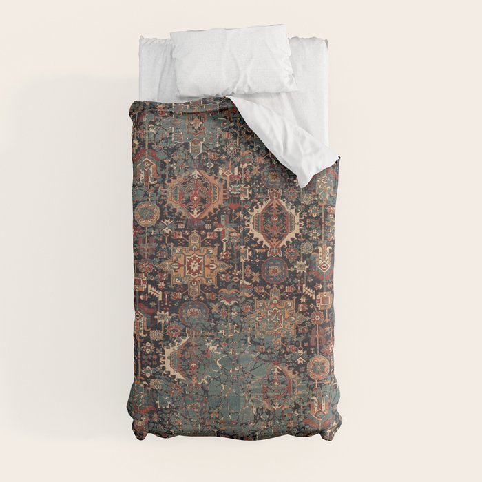 Vintage Traditional Moroccan Rug Duvet Cover Gallery Image 4