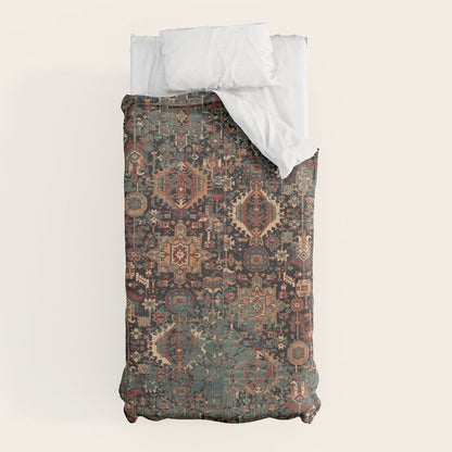 Vintage Traditional Moroccan Rug Duvet Cover Gallery Image 10