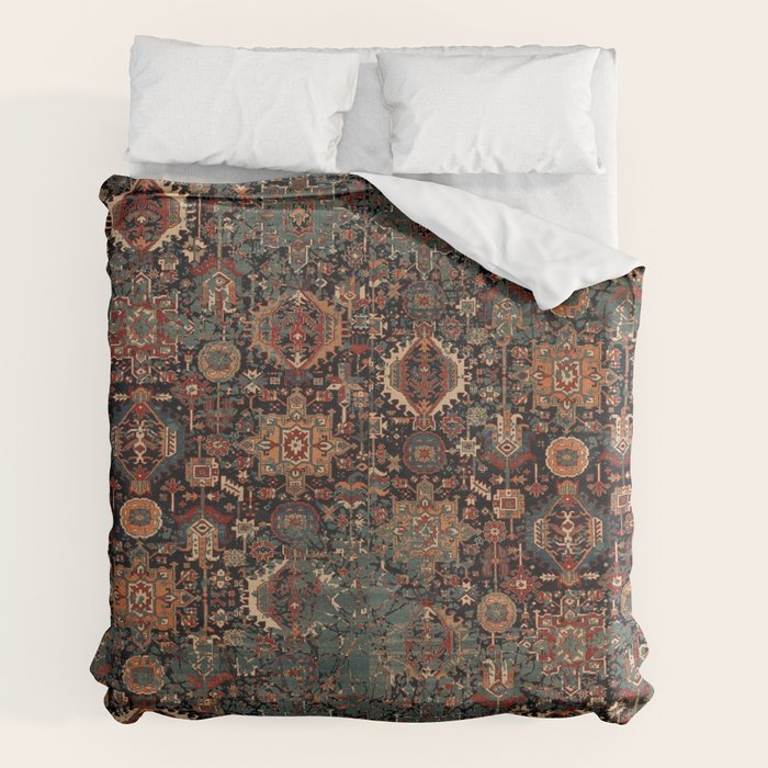 Vintage Traditional Moroccan Rug Duvet Cover Gallery Image 7