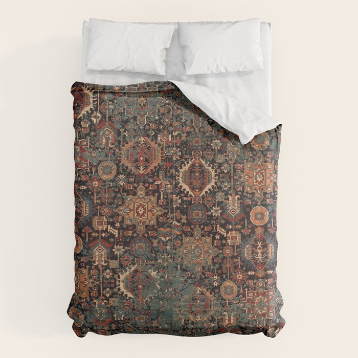 Vintage Traditional Moroccan Rug Duvet Cover Gallery Image 1