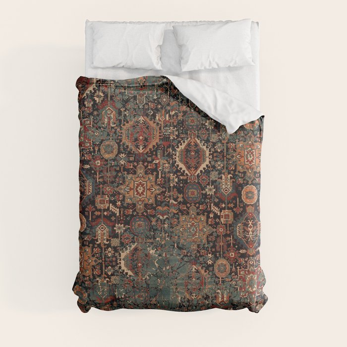 Vintage Traditional Moroccan Rug Duvet Cover Gallery Image 8