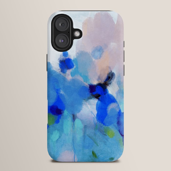 blue summer lilies garden iPhone Case Gallery Image 14