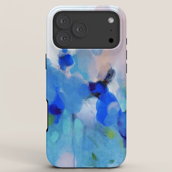 blue summer lilies garden iPhone Case Gallery Image 8