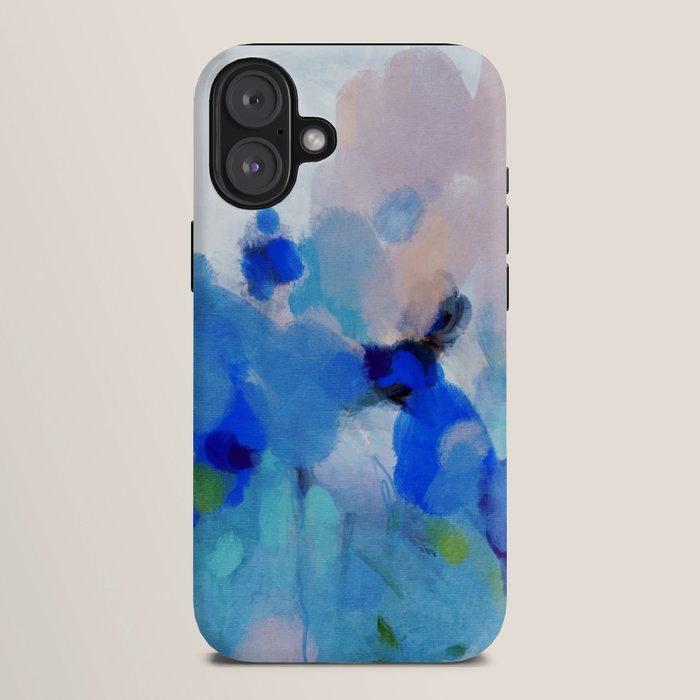 blue summer lilies garden iPhone Case Gallery Image 10