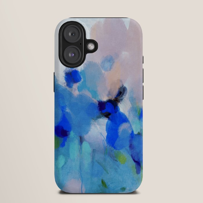 blue summer lilies garden iPhone Case Gallery Image 9