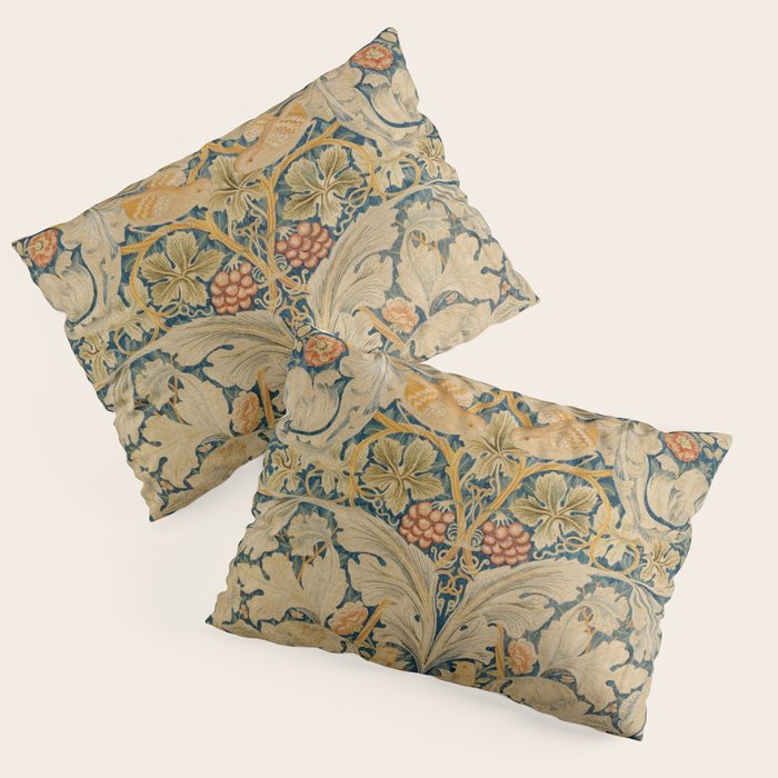 William Morris Antique Acanthus & and Vine Pillow Sham Gallery Image 1