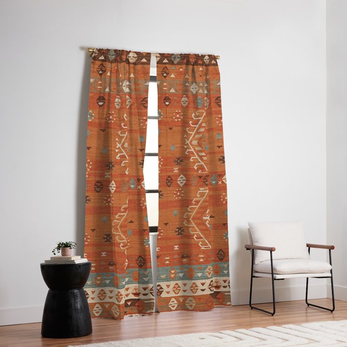 Heritage Traditional Moroccann Rug Design Window Curtain Gallery Image 6