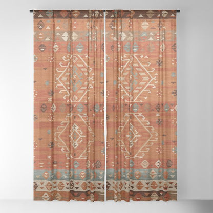 Heritage Traditional Moroccann Rug Design Window Curtain Gallery Image 22
