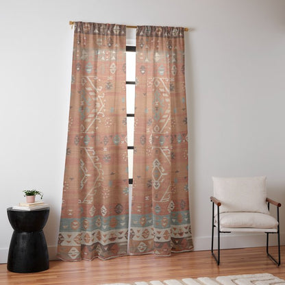 Heritage Traditional Moroccann Rug Design Window Curtain Gallery Image 14