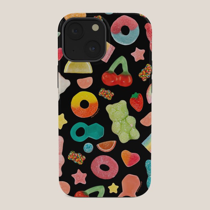 Candy Print in Black iPhone Case Gallery Image 34