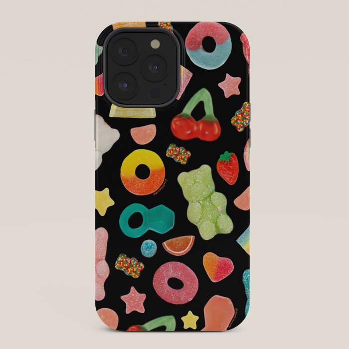 Candy Print in Black iPhone Case Gallery Image 36
