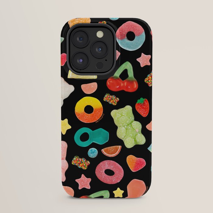 Candy Print in Black iPhone Case Gallery Image 23