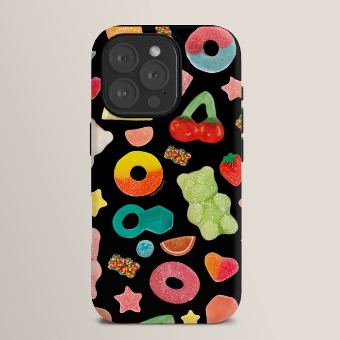 Candy Print in Black iPhone Case Gallery Image 15