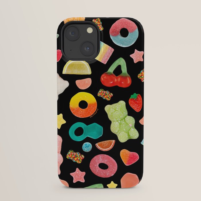 Candy Print in Black iPhone Case Gallery Image 29