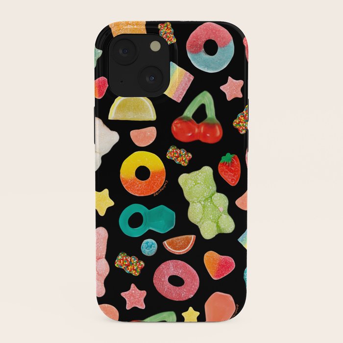 Candy Print in Black iPhone Case Gallery Image 38