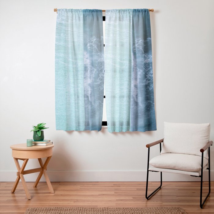 Turquoise Sea Window Curtain Gallery Image 15