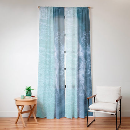 Turquoise Sea Window Curtain Gallery Image 16