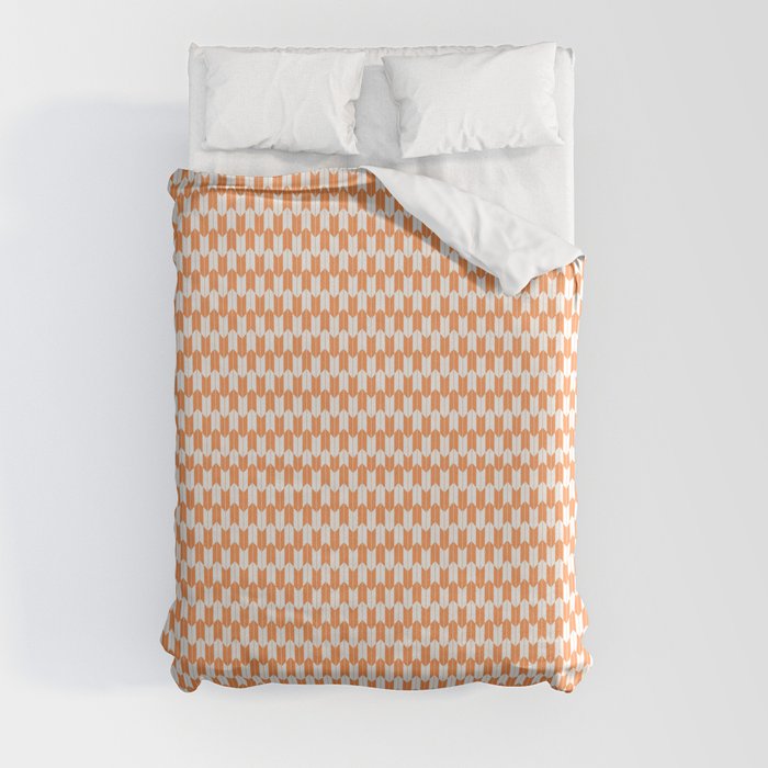 Retro Outdoor Party Orange Duvet Cover Gallery Image 3