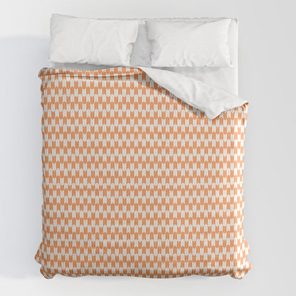 Retro Outdoor Party Orange Duvet Cover Gallery Image 2