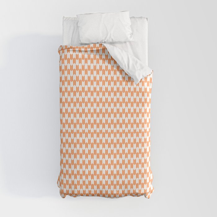 Retro Outdoor Party Orange Duvet Cover Gallery Image 4