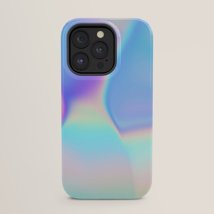 Opal Iridescent Abstract Paint iPhone Case Gallery Image 31