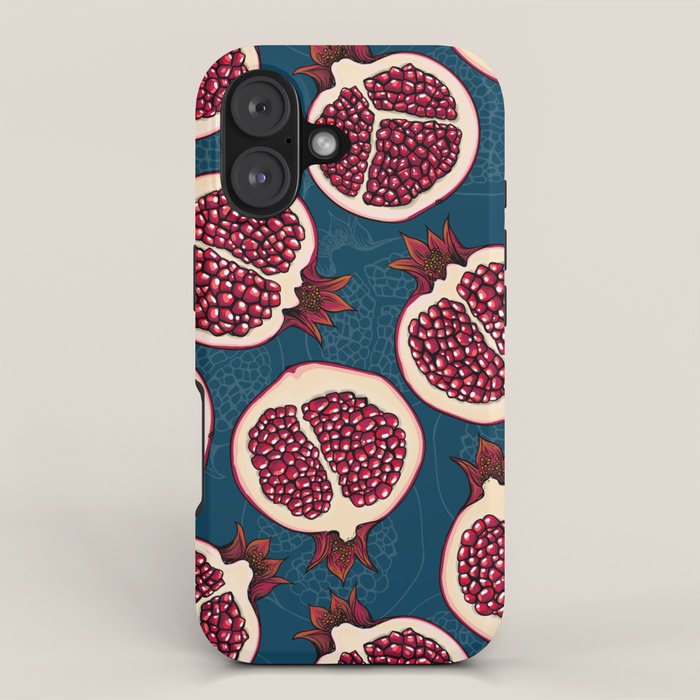 Pomegranate slices iPhone Case Gallery Image 1