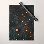 Starry winter night Wrapping Paper Gallery Image 1