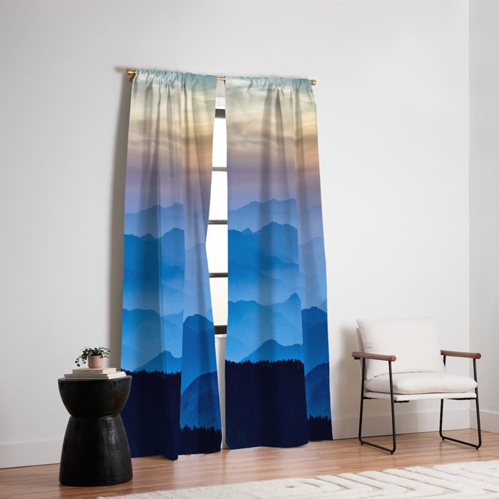 Mountains 11 Window Curtain Gallery Image 6