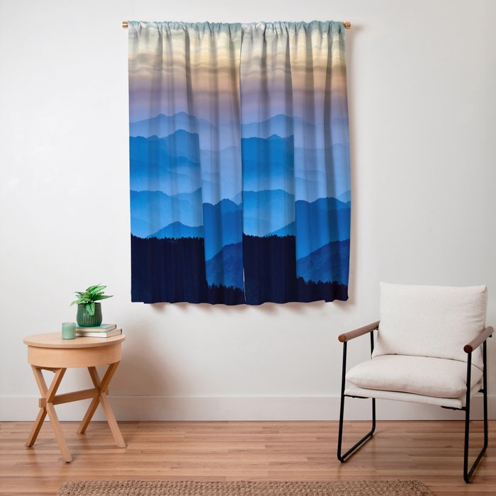 Mountains 11 Window Curtain Gallery Image 3