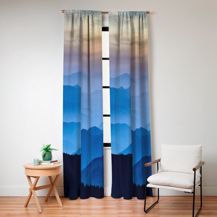 Mountains 11 Window Curtain Gallery Image 4