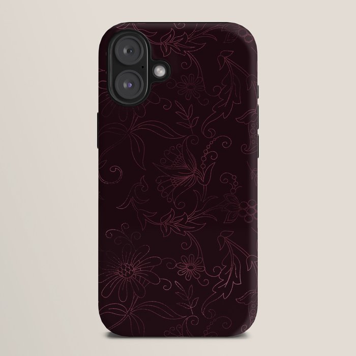 Agate Burgundy Pattern Design iPhone Case Gallery Image 10
