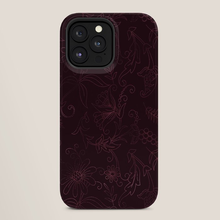 Agate Burgundy Pattern Design iPhone Case Gallery Image 28