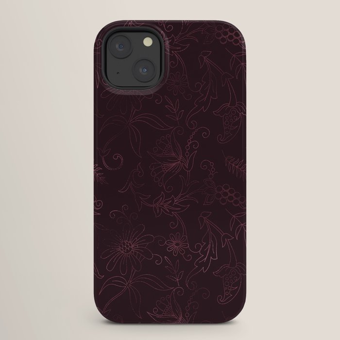 Agate Burgundy Pattern Design iPhone Case Gallery Image 26