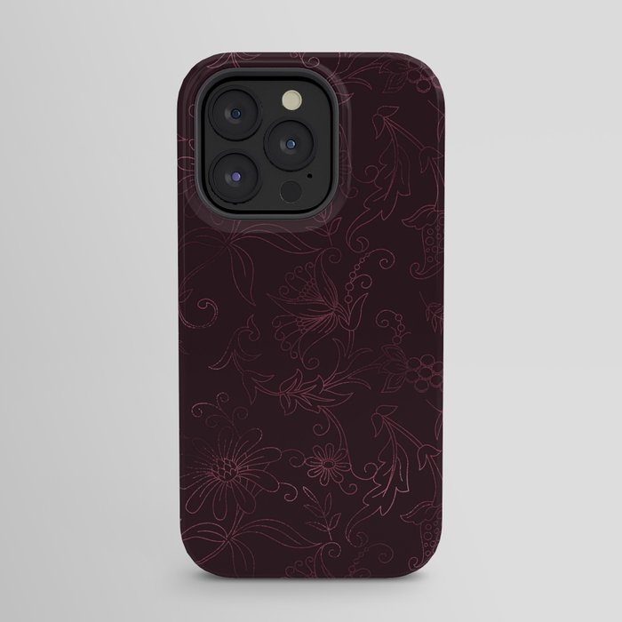 Agate Burgundy Pattern Design iPhone Case Gallery Image 23