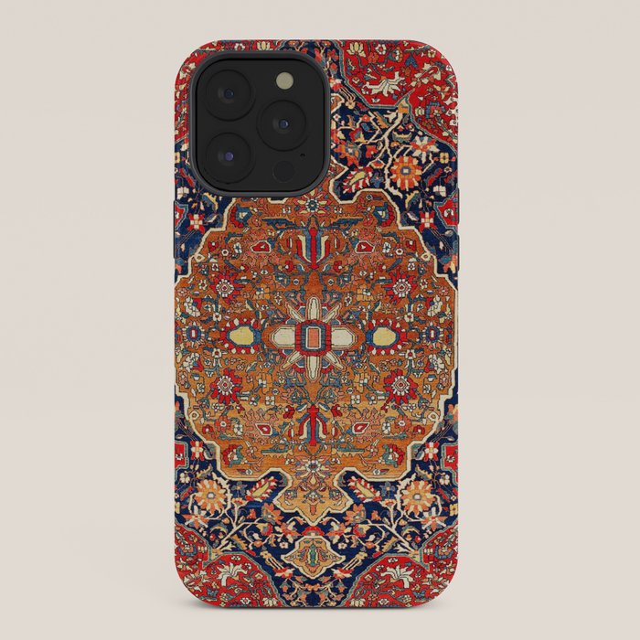 Sarough Farahan Arak West Persian Rug Print iPhone Case Gallery Image 36