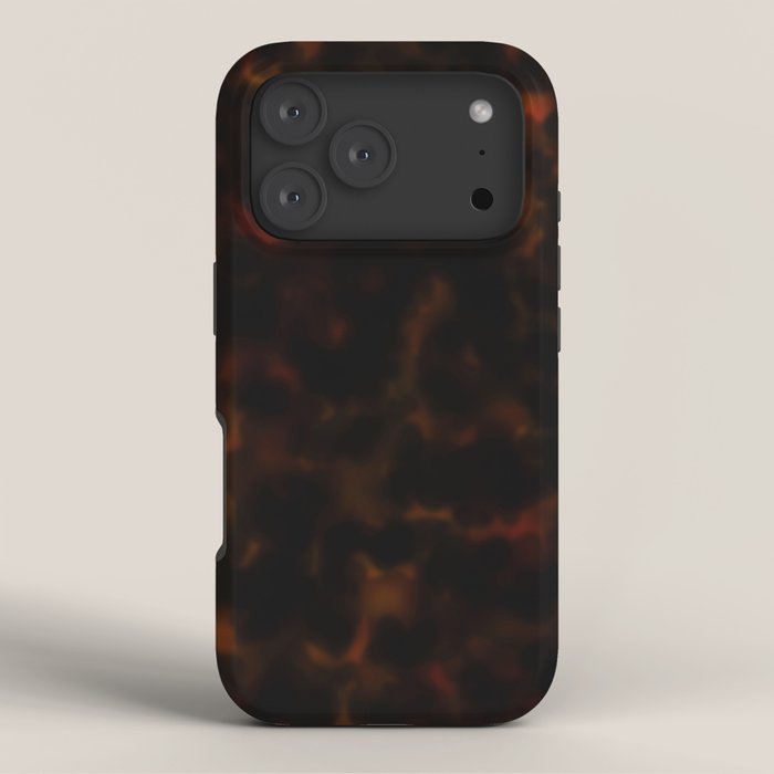 Dark Tortoiseshell Turtle Pattern iPhone Case Gallery Image 3