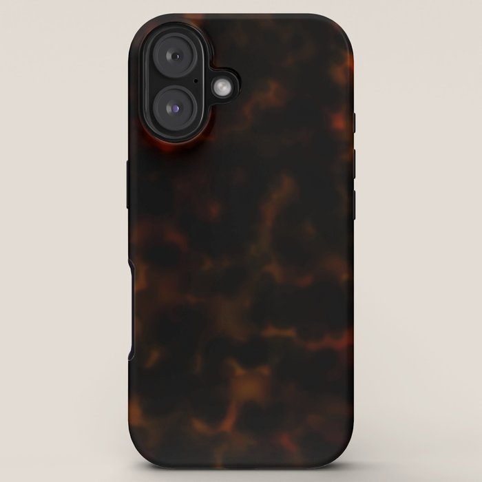 Dark Tortoiseshell Turtle Pattern iPhone Case Gallery Image 5