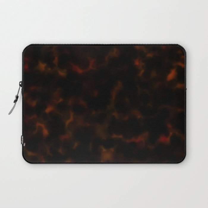 Dark Tortoiseshell Turtle Pattern Laptop Sleeve Gallery Image 1
