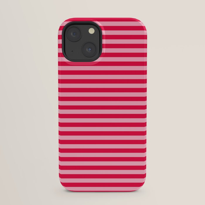 Retro, Beach, Colorful Stripes, Pink and Red iPhone Case Gallery Image 21
