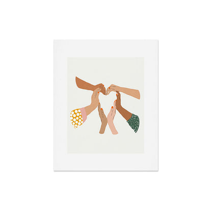 Indiscrimination | Anti-Racism Painting | Unity Illustration | Women Empowerment Growth Mindset Art Print Gallery Image 6
