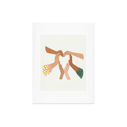 Indiscrimination | Anti-Racism Painting | Unity Illustration | Women Empowerment Growth Mindset Art Print Gallery Image 8