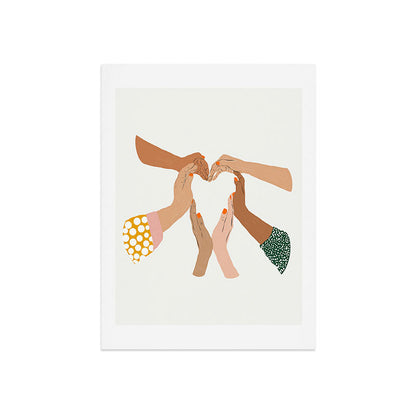 Indiscrimination | Anti-Racism Painting | Unity Illustration | Women Empowerment Growth Mindset Art Print Gallery Image 9